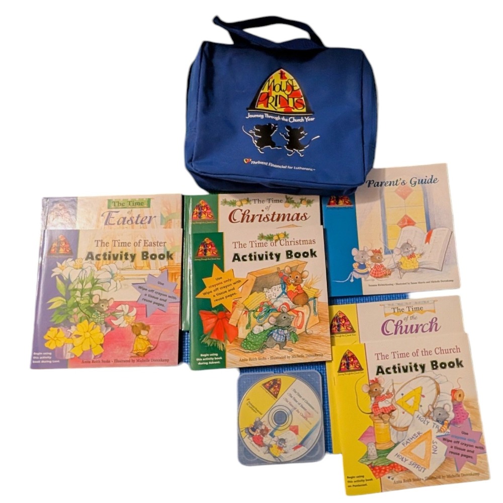 Mouse Prints Journey Through the Church Year Books CD Activity Set Thrivent VTG‎